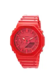 Casio G-Shock Alarm World Time Quartz Analog-Digital Red Dial Men's Watch