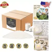 Natural Soy Wax 20lb - Perfect for Candle Making, Ideal for Beginners & Experts