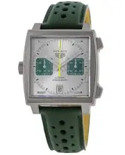 New Tag Heuer Monaco Chronograph Racing Green Men's Watch CAW218E.FC6565