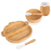 Tiny Dining 5pc Bamboo Monkey Baby Weaning Set