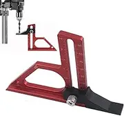 Rrlihjgu Table Saw Height Gauge - Depth Height Measuring Tool with Scale | Aluminum Alloy Precision-Machined Measuring Tool for Furniture Making Carpentry Workshop