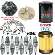 Tune Up Kit Filters Cap Wire Spark Plugs For CHEVROLET K20 PICKUP V8 5.7L 1974