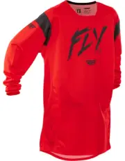 Fly Kinetic Stoke Youth Jersey (Small, Red/Black)