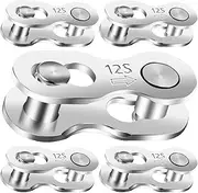 Missing Link 5 Pairs for 12 Speed Chain Master Link for Bicycle Chain Bike Chain Links 12 Speed Bike Chain Master Link Quick Link Bike Parts Bicycle Parts Mountain Bike Parts Chain Connector Link
