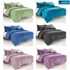 Augusta Faux Mink Quilt / Comforter Set by Alastairs