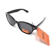MUK Sunglasses Women's Fashion Black Frame and Lens 100% UVA UVB 7834