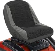 Tractor Seat Cover - Ride-on Mower Seat Cover, Ventilated Cadet Seat Cover | Quilted Heat Resistant Lawn Mower Cover with Sun Protection and Storage Bag, Neoprene Lawn Tractor Seat Cushion for