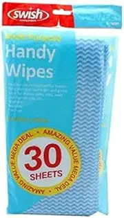 6 x Swish Multi-Purpose Handy Wipes 12 x 32cm 30 Pack