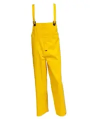 Tingley O53107-LG Industrial Work Overalls Snap Fly Front- Yellow Large