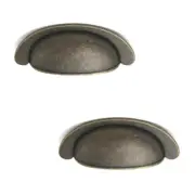 2 Pack PA1022-WOA Windover Antique 2 1/2"cc Cup Pull Handles Belwith's Oxford