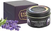 Pure Energy Cleaning Candle - Natural Scented Candle for Meditation and Manifestation | Positive Energy Soy Wax Candle for Relaxation, Concentration, Home Office