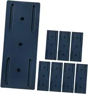 Gadpiparty 8pcs Adhesive Socket Organizer Durable Power Strip Holder Traceless Wall Mounting Bracket for Sockets Extension Cords Routers Easy Installation Space Saving Cable Management