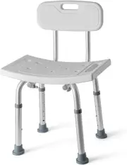 Shower Chair Bath Seat with Padded Arms, Pregnant Women's Shower Stool,Elderly S
