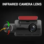 1080P Dual Lens Car DVR Dash Cam – Front & Inside Camera, G-Sensor Video Recorde