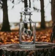 Conch Shell Decanter 26 Oz Bourbon Whiskey Premium Glass Personalize Beach NEW