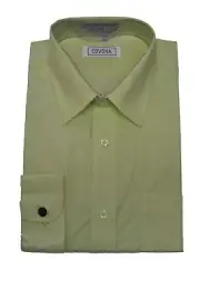 Men's mint color long sleeves dress shirts ( 14 1/2 /32-33 )