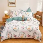 Luxury Bedding Set Comforter Quilt Bedspread King Queen Single Size 100% Cotton