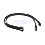 PCI-E Ultraport Slimline SAS Slim 4.0 SFF-8654 8i to 2x SFF-8087 Mini SAS Cable