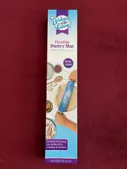 Baked With Love FLEXIBLE BAKING PASTRY MAT 15" x 15" Dough Roller Tool ** NEW **