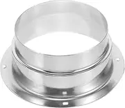 MOLUCKFU Stainless Steel Range Hood Kitchen Exhaust Duct Connector Straight Exhaust Flange for Smoke Exhaust Flange