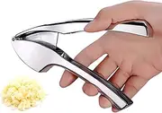 Garlic Clove Cracking Tool, Garlic Mincer Tool - Stainless Steel Garlic Crusher | Easy Grip Garlic Grinder, Garlic Presser Crusher Peeler, Reusable Garlic Mincer for Home Kitchen Garlic Ginger