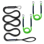 Bungee Boat Dock Line, Floatable Mooring Rope, Stretchable Docking String for...