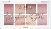 SANTE Naturkosmetik U Glow Girl Eyeshadow Palette 01 My Berry Bestie, 8 Highly Pigmented Eyeshadows in Berry Tones, Matte & Shimmering Colours, Vegan, NATRUE Certified, Limited Edition