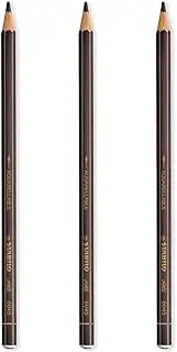 STABILO All Watercolour Effect Pencil Pack of 3 Pencils - Brown