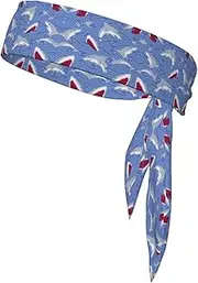 Men's Double Sided Sports Scarf with Bow Tie for Running Yoga Exercise