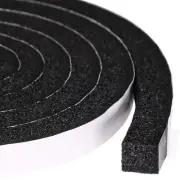 2 Pack Self Adhesive Foam Seal Tape Weather Stripping, 1"W x 1"T x 6.5Ft L