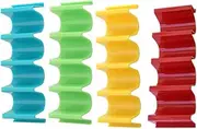 IMIKEYA 4Pcs Taco Holder Stands Assorted Color Pancake Racks for Easy Taco Display Design for Parties Family Gatherings Camping and More