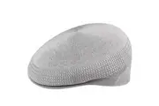 Kangol Tropic 504 Ventair Ivy Cap Summer Flat Driving Hat - Grey