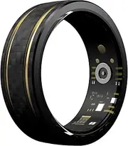 findtime Smart Ring Android iOS Smart Rings for Men Women Fitness Ring Tracker Sleep Tracker Heart Rate Monitor Smart Ring Fitness Ring Activity Tracker Pedometer Sport Heart Rate Black Silver
