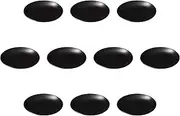 Set of 10, Black Glazed No. 8 Plate, 9.8 x 1.6 inches (25 x 4 cm) | Arita-yaki Plate, Setomonohonpo