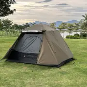 2 Person Outdoor Camping Tent Double Layers Double-Door Backpacking Tent E1D9