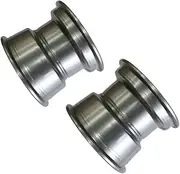 TDR 2pcs 10" Inch Rear Wheel Rim for 22x11-10 Tyres - 4 Studs ATV Quad Dirt Bike Buggy Ride-On Mower 250CC with Valve Fitted