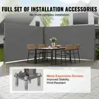 Retractable Side Awning Privacy Screen, Waterproof UV30+, Easy Install