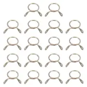 Fuel Line Hose Clips, 30Pcs 11.5mm Zinc Plated 65Mn Steel Tubing Spring Clamps