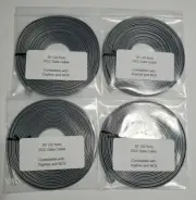4 pack (4 20 Foot) Model Railroading DCC Data Cables, Digitrax LocoNet, NCE