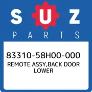 83310-58H00-000 Suzuki Remote assy,back door lower 8331058H00000, New Genuine OE