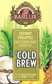 Basilur Cold Brew - Coconut Pineapple - 20 Enveloped Tea Bags
