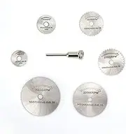 7PCS HSS Circular Saw Blade Set for Dremel Rotary Tool Cutting Wheel Discs Drill