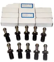 10 Pcs. Techniks CAT 40 x 45 Deg. Pull Studs for Haas, Hurco, Kitamura CNC Mill