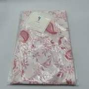 New!! Pottery Barn Kids Lara Paisley Floral Bolster Sham Pink 9.5x27”