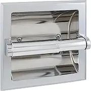 LDR 162 4634 Prestige Recessed Toilet Paper Holder, Chrome