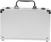 COOLHIYA Metal Handle Tools Case Lightweight Aluminum Alloy Toolbox Compact Storage Box for Tools Portable and Durable