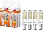 OSRAM LED Star Special T Slim, Slim LED Special lamp, B15d Base, Warm White (2700K), Replacement for Conventional 60W Bulb, 4-Pack