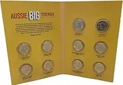 2023 New Aussie Big Things Collectables $1 Full Set of $1 Coins and Folder