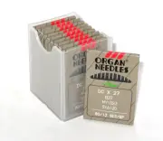 100 ORGAN B-27 SIZE#12/80 OVERLOCK SERGER BALLPOINT NEEDLES DCX27