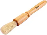 Espresso Supply Coffee Grinder Brush by Diguo Heavy Wood Handle & Natural Bristles Wood Dusting Espresso brush Accessories Cleaning Brush for Bean Grain Coffee Tool Barista